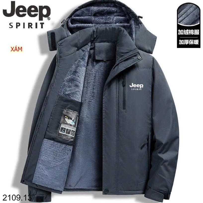 25HA2109.13 - ÁO KHOÁC NAM LÓT LÔNG JEEP
