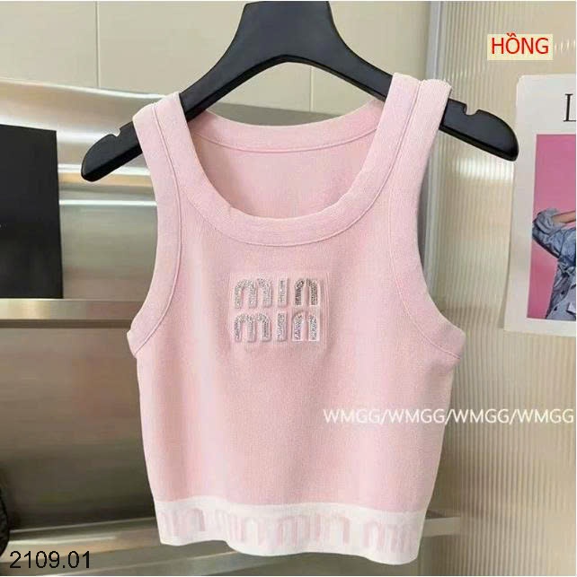 25HA2109.01 - ÁO DỆT KIM SÁT NÁCH MINMIN KIỂU DÁNG CHANEL