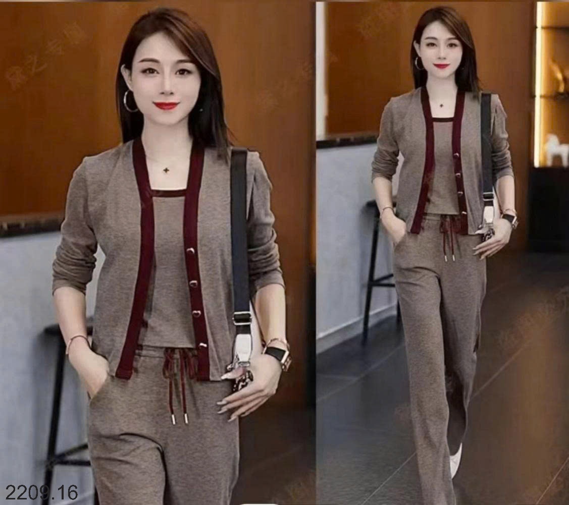 25HA2209.16 - SET 3 CHI TIẾT GẠO NẾP NHUNG CHO NỮ