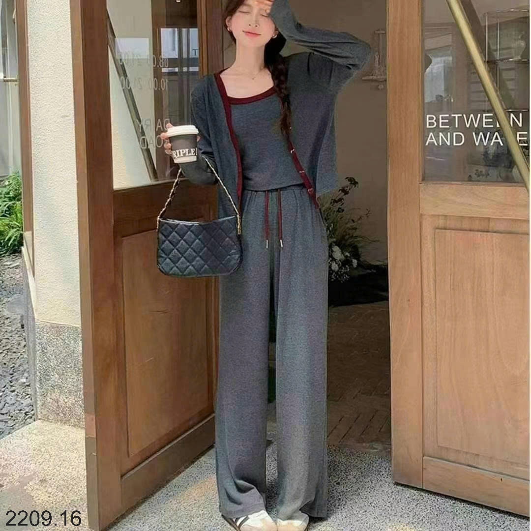 25HA2209.16 - SET 3 CHI TIẾT GẠO NẾP NHUNG CHO NỮ