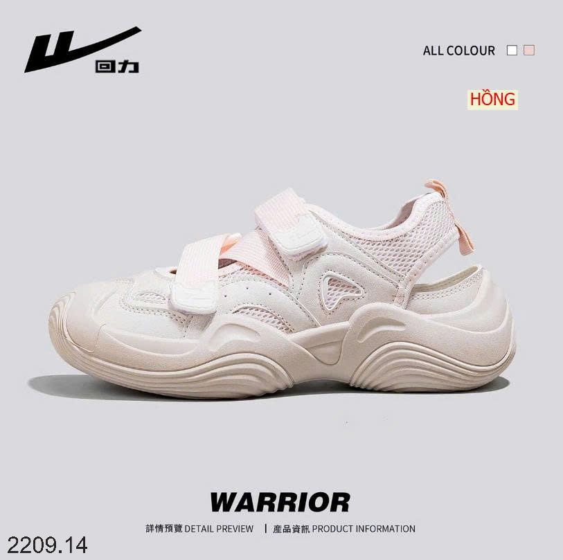 25HA2209.14 - GIÀY QUAI DÁN WARRIOR THOÁNG KHÍ CHO NỮ
