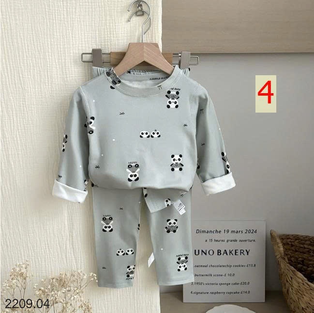 25HA2209.04 - BỘ THUN HOẠT HÌNH CHO BÉ