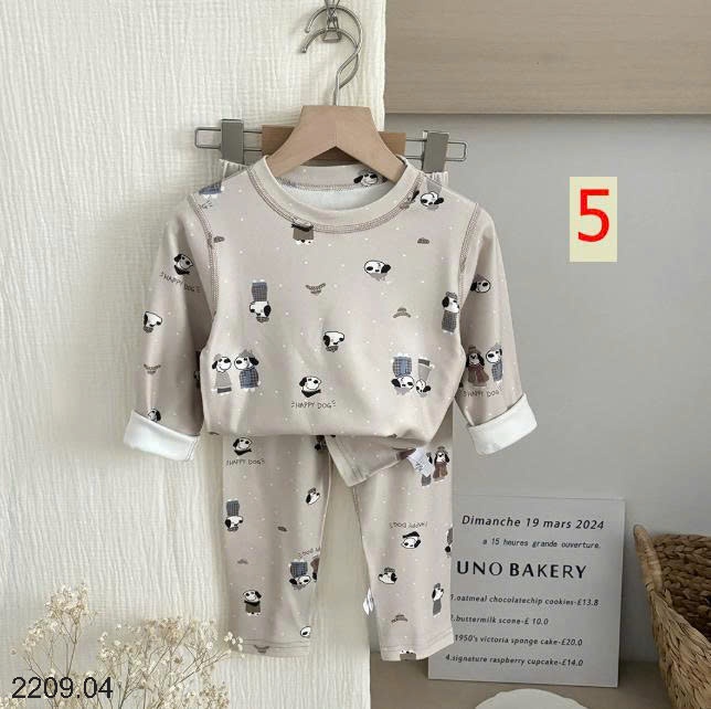 25HA2209.04 - BỘ THUN HOẠT HÌNH CHO BÉ