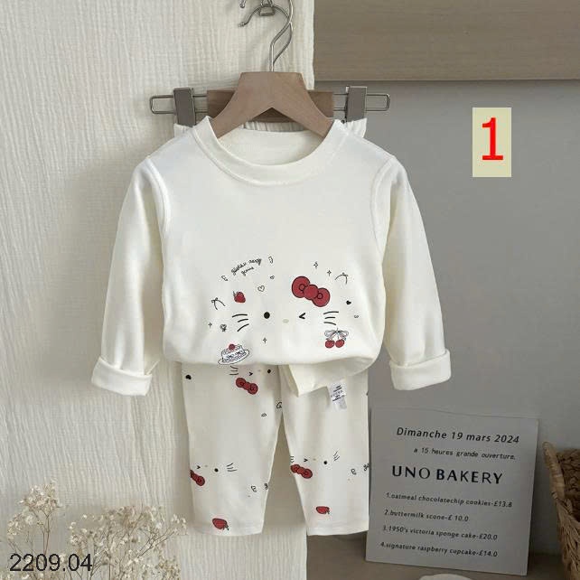 25HA2209.04 - BỘ THUN HOẠT HÌNH CHO BÉ