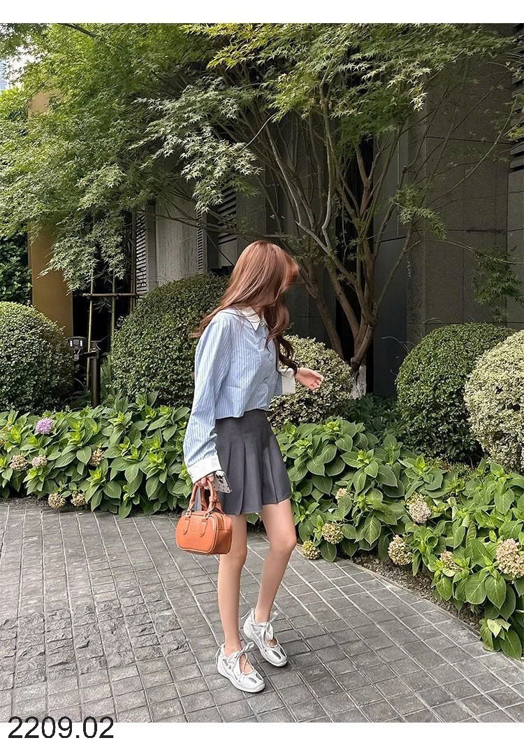 25HA2209.02 - GIÀY THỂ THAO BA LÊ ĐẾ DÀY ĐÍNH NƠ