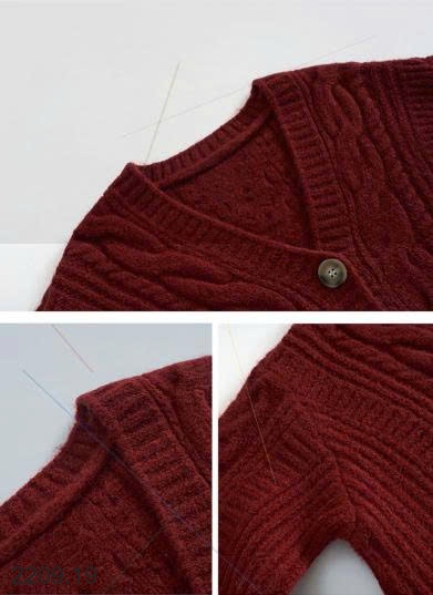 25HA2209.19 - ÁO KHOÁC CARDIGAN DÁNG RỘNG PHONG CÁCH HÀN QUỐC