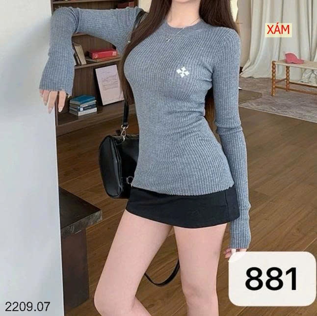 25HA2209.07 - ÁO LEN TĂM BODY CỔ TRÒN