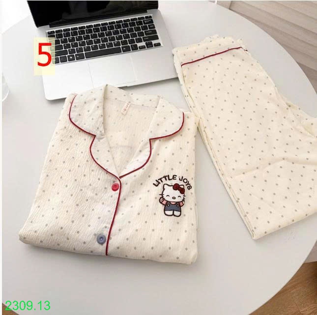 25HA2309.13 - BỘ NỮ DÀI TAY MẶC NHÀ