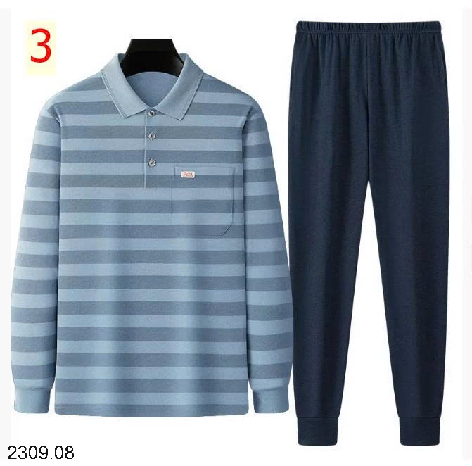 25HA2309.08 - BỘ DÀI TAY TRUNG NIÊN TẶNG BỐ