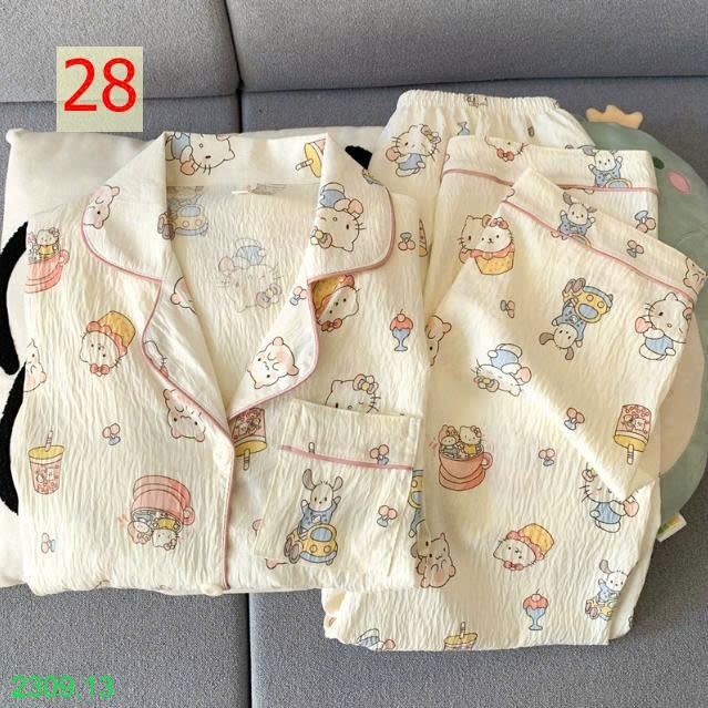 25HA2309.13 - BỘ NỮ DÀI TAY MẶC NHÀ
