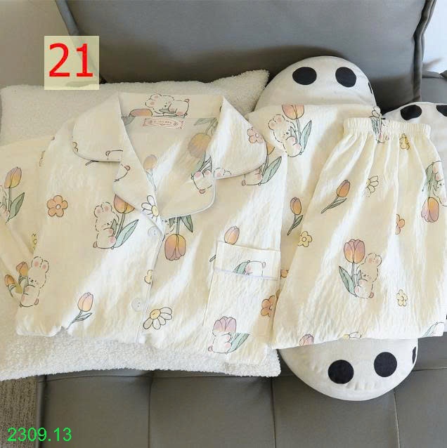 25HA2309.13 - BỘ NỮ DÀI TAY MẶC NHÀ