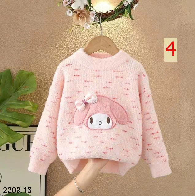 25HA2309.16 - ÁO LEN DỄ THƯƠNG BÉ GÁI
