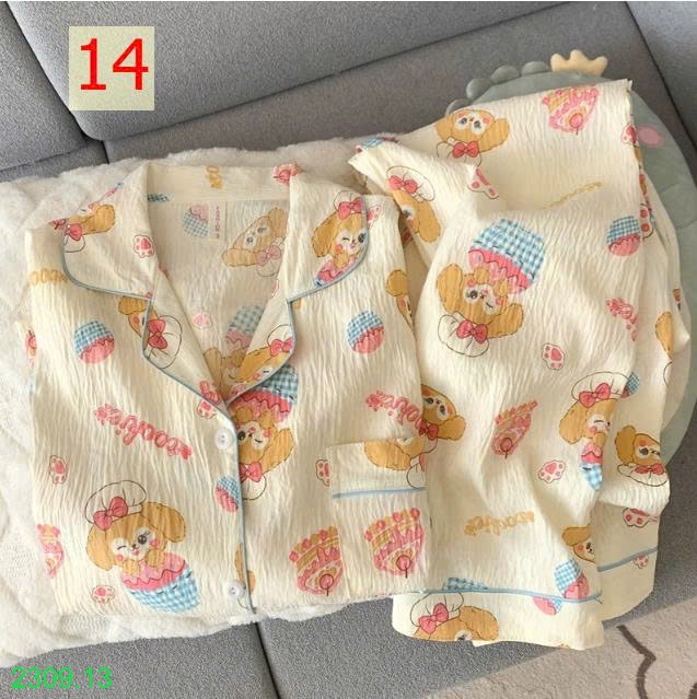 25HA2309.13 - BỘ NỮ DÀI TAY MẶC NHÀ