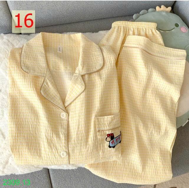 25HA2309.13 - BỘ NỮ DÀI TAY MẶC NHÀ