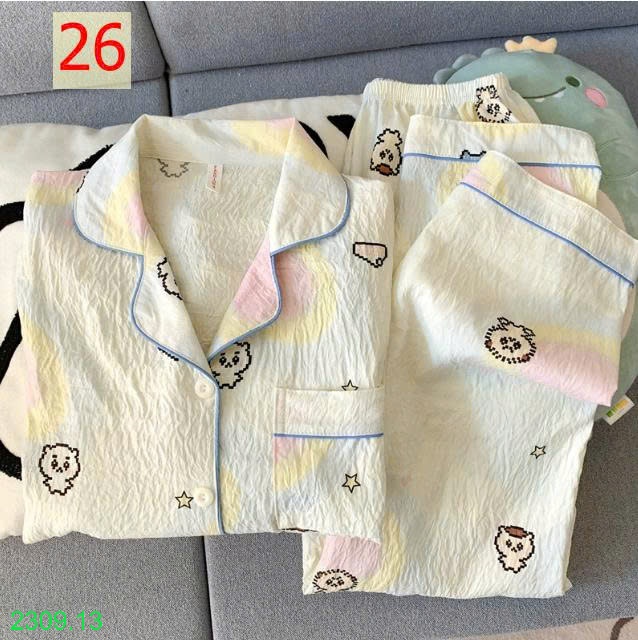 25HA2309.13 - BỘ NỮ DÀI TAY MẶC NHÀ