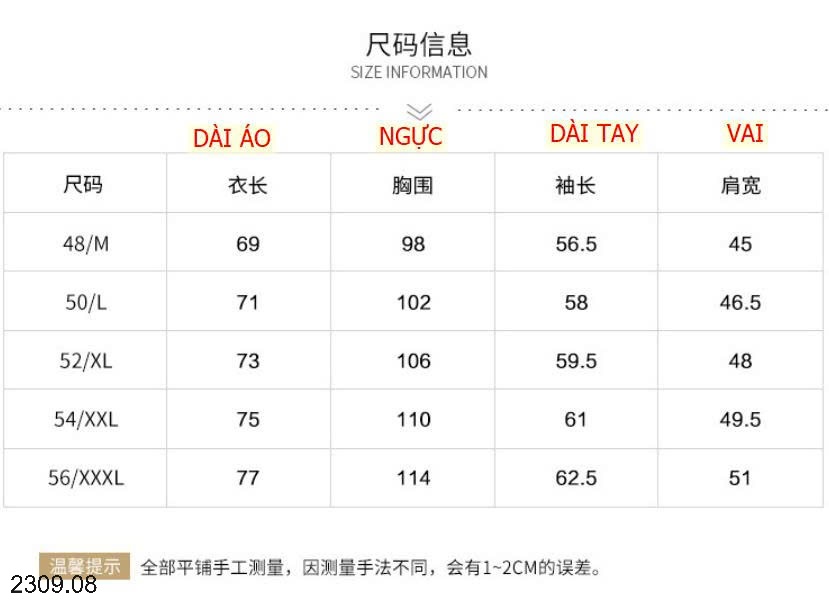 25HA2309.08 - BỘ DÀI TAY TRUNG NIÊN TẶNG BỐ