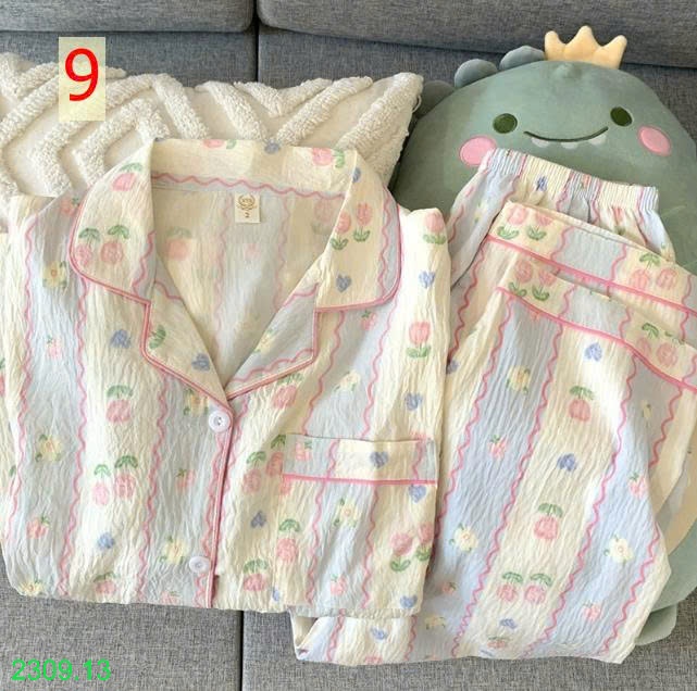 25HA2309.13 - BỘ NỮ DÀI TAY MẶC NHÀ