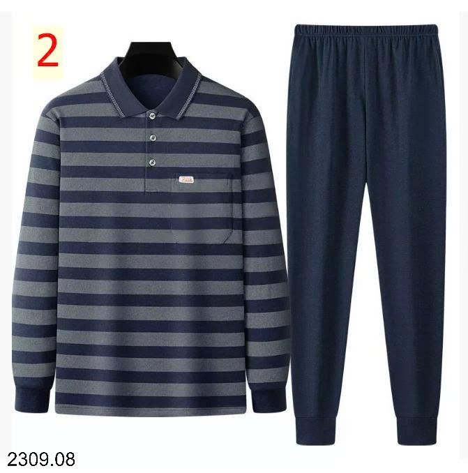 25HA2309.08 - BỘ DÀI TAY TRUNG NIÊN TẶNG BỐ
