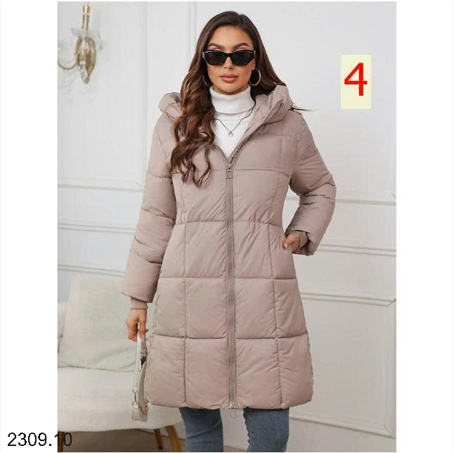25HA2309.10- ÁO KHOÁC PHAO DÁNG DÀI CHO NỮ