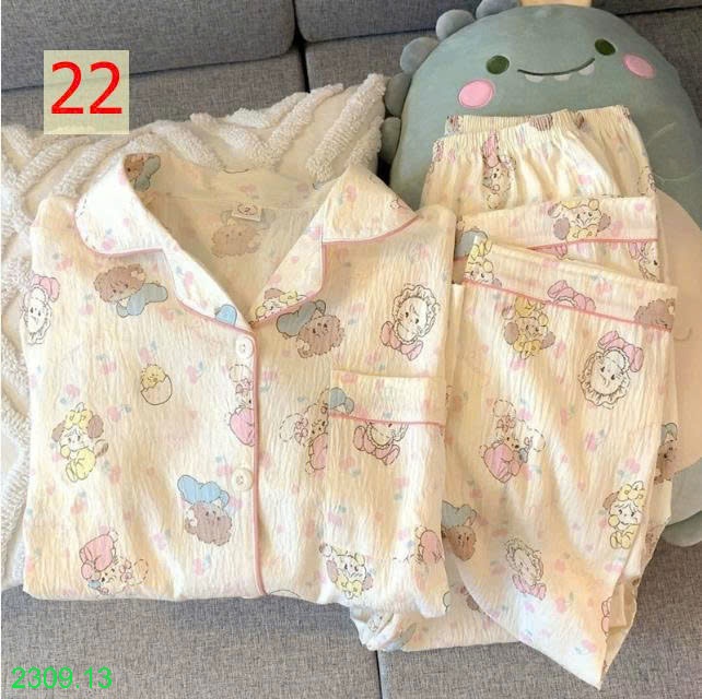 25HA2309.13 - BỘ NỮ DÀI TAY MẶC NHÀ