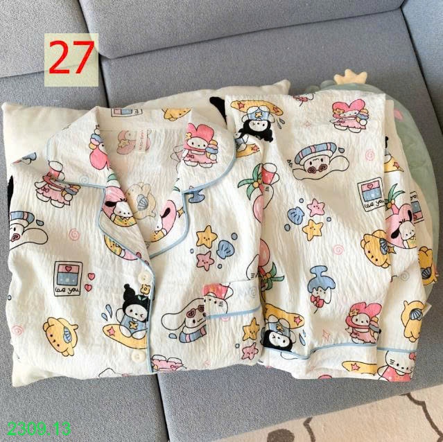 25HA2309.13 - BỘ NỮ DÀI TAY MẶC NHÀ