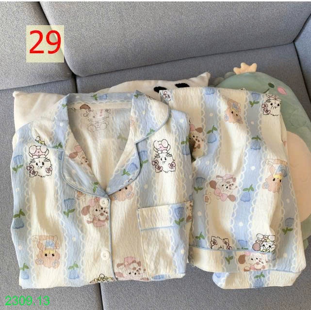 25HA2309.13 - BỘ NỮ DÀI TAY MẶC NHÀ