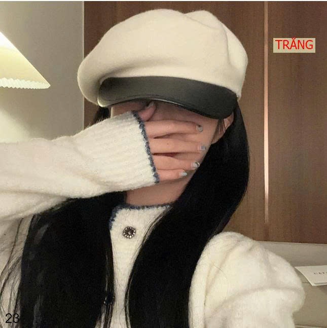 25HA2309.17 - MŨ NỒI BERET PHONG CÁCH HÀN QUỐC