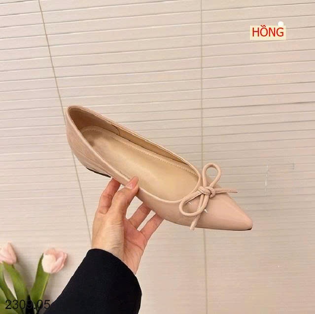 25HA2309.05 - GIÀY BỆT ĐÍNH NƠ NỮ