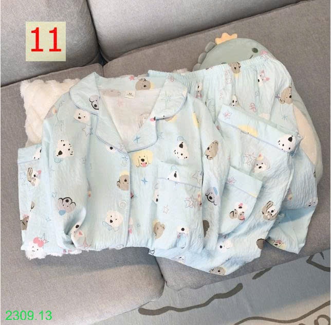 25HA2309.13 - BỘ NỮ DÀI TAY MẶC NHÀ