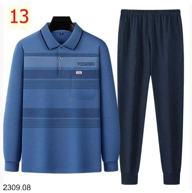 25HA2309.08 - BỘ DÀI TAY TRUNG NIÊN TẶNG BỐ