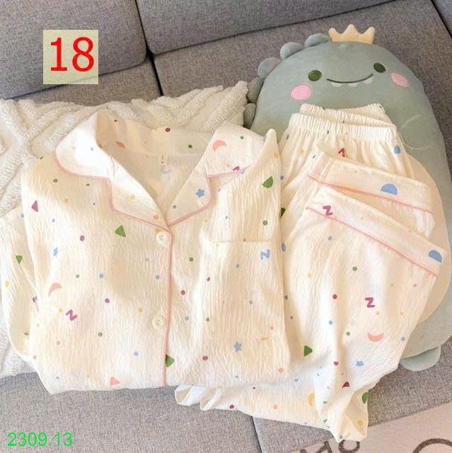 25HA2309.13 - BỘ NỮ DÀI TAY MẶC NHÀ