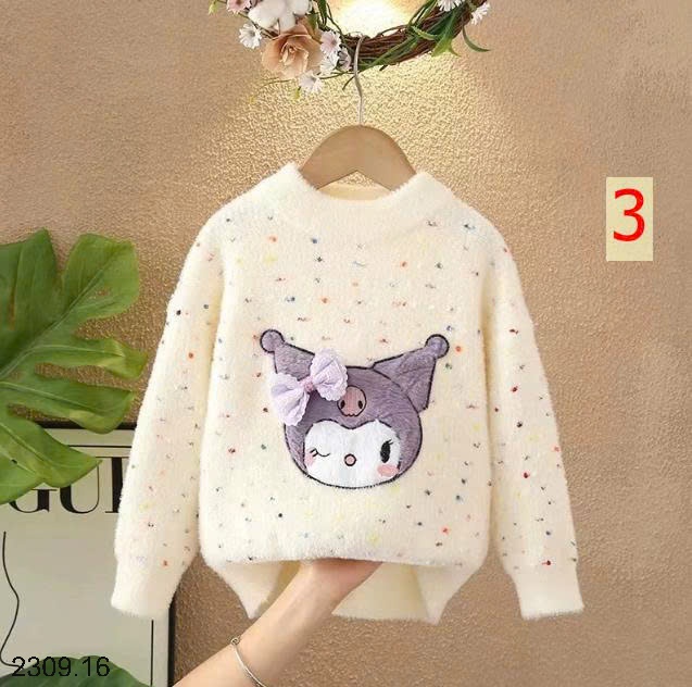 25HA2309.16 - ÁO LEN DỄ THƯƠNG BÉ GÁI