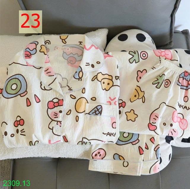 25HA2309.13 - BỘ NỮ DÀI TAY MẶC NHÀ