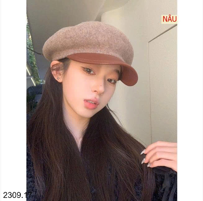 25HA2309.17 - MŨ NỒI BERET PHONG CÁCH HÀN QUỐC