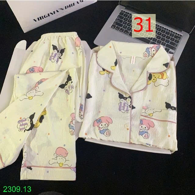 25HA2309.13 - BỘ NỮ DÀI TAY MẶC NHÀ