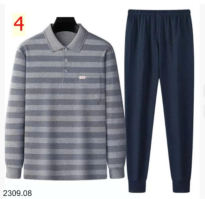 25HA2309.08 - BỘ DÀI TAY TRUNG NIÊN TẶNG BỐ