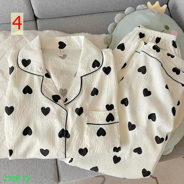 25HA2309.13 - BỘ NỮ DÀI TAY MẶC NHÀ