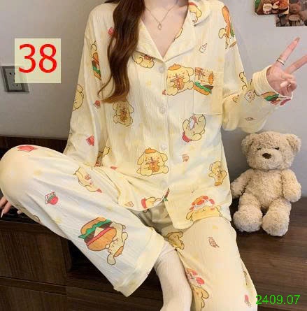 25HA2409.07 - BỘ PIZAMA NỮ THU ĐÔNG MẶC NHÀ
