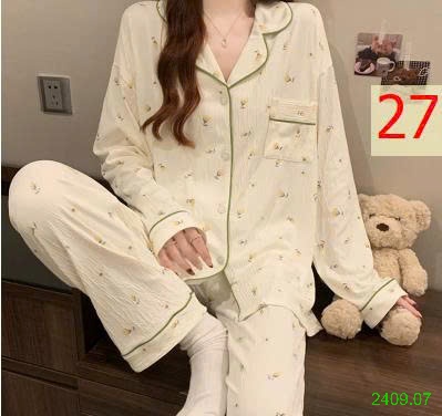 25HA2409.07 - BỘ PIZAMA NỮ THU ĐÔNG MẶC NHÀ