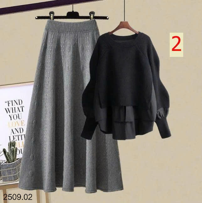 25HA2509.02 - SET VÁY LEN CHO NỮ