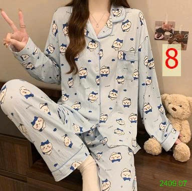 25HA2409.07 - BỘ PIZAMA NỮ THU ĐÔNG MẶC NHÀ