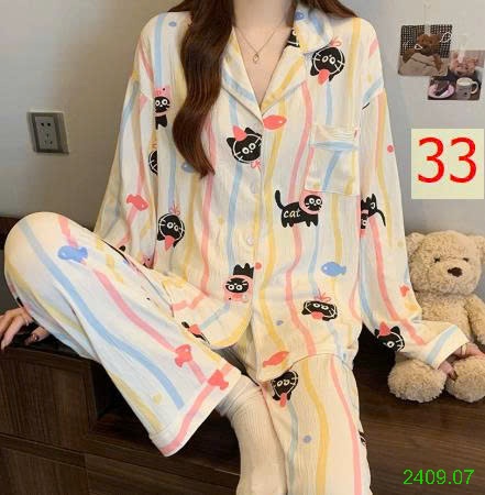 25HA2409.07 - BỘ PIZAMA NỮ THU ĐÔNG MẶC NHÀ