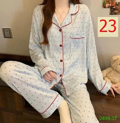 25HA2409.07 - BỘ PIZAMA NỮ THU ĐÔNG MẶC NHÀ