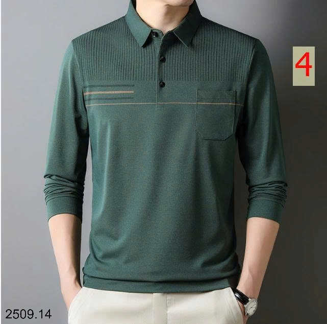 25HA2509.14 - ÁO POLO PHỐI KẺ CHO NAM