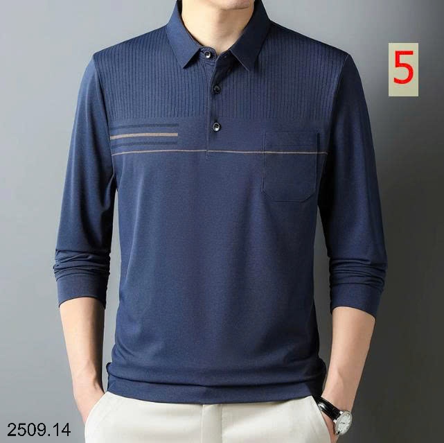 25HA2509.14 - ÁO POLO PHỐI KẺ CHO NAM