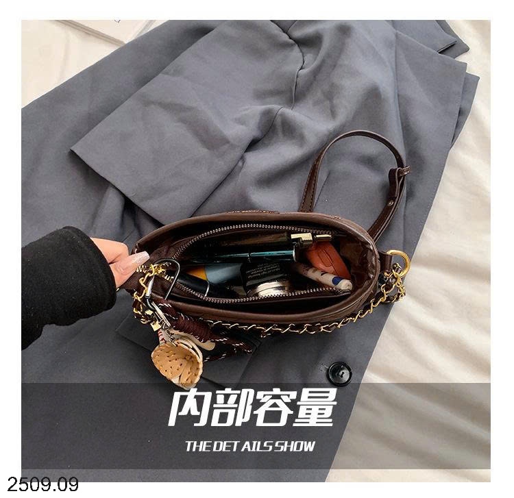 25HA2509.09 - TÚI XÁCH NHỎ DÂY XÍCH