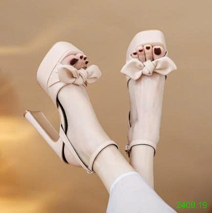 25HA2409.19 - SANDAL CAO GÓT ĐÍNH NƠ