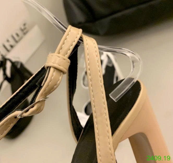 25HA2409.19 - SANDAL CAO GÓT ĐÍNH NƠ