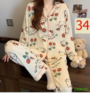 25HA2409.07 - BỘ PIZAMA NỮ THU ĐÔNG MẶC NHÀ