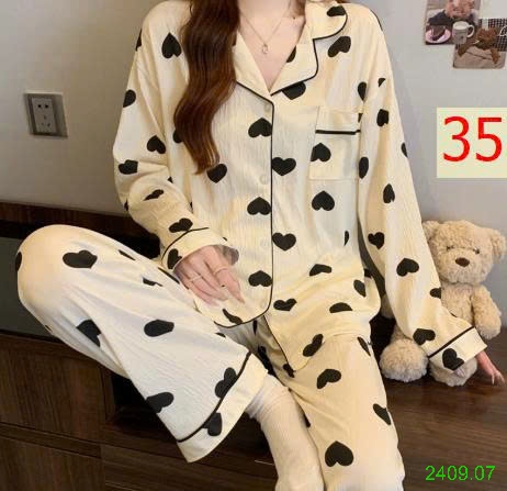 25HA2409.07 - BỘ PIZAMA NỮ THU ĐÔNG MẶC NHÀ